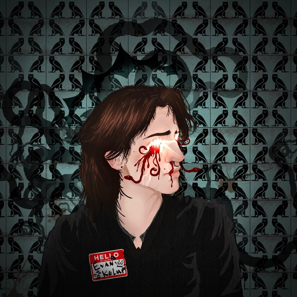 Evan Kelmp, from the Dimension 20 production of Misfits and Magic