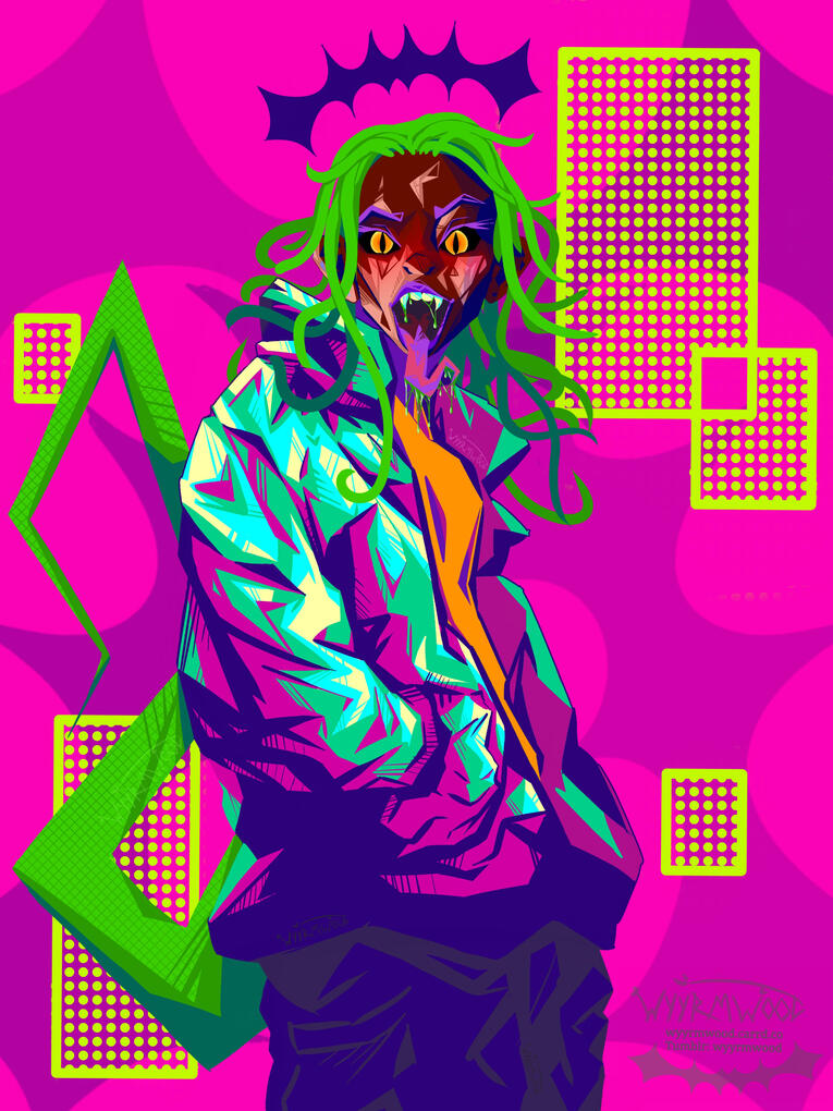 Annabeth Chase from the PJO series as one of the monsters they fight, Medusa